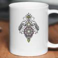 Mirrored Ornate Elephants Henna Art Coffee Mug