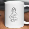 Mona Lisa One Line Drawing Coffee Mug