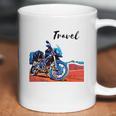 Motorcycle Travel Adventure Photo Art Triumph Moto Bike Coffee Mug