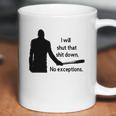 Negan Shut Down No Exceptions Walking Dead Coffee Mug