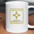 New Mexico Zia Symbol Distressed Hecho En New Mexico Coffee Mug