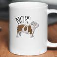 Nope Lazy English Bulldog Dog Mom Coffee Mug