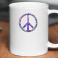 Peace Symbol In Easter Colors For Earth Day Jewel Tone Coffee Mug