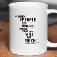 Philosophy When The People Rousseau Quote Eat The Rich Eat Gifts Coffee Mug