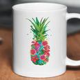 Pineapple Flowers Aloha Hawaii Vintage Hawaiian Coffee Mug