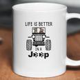 Pit Bull In A Jeep Coffee Mug