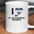 Really Awesome I Heart My El Salvadorian Grandma El Salvador Flag Baby Coffee Mug