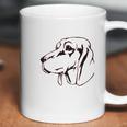 Redbone Coonhound Head Coffee Mug