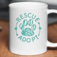 Rescue Adopt Animal Lover Love Cats Dogs Paw Print Coffee Mug