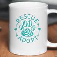 Rescue Adopt Animal Lover Love Cats Dogs Paw Print Gift Coffee Mug