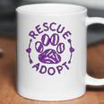 Rescue Adopt Animal Lover Love Cats Dogs Paws Print Lover Coffee Mug