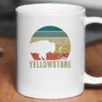 Retro Yellowstone National Park Vintage Buffalo Geyser Gift Coffee Mug