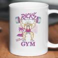 Rick Morty Ricks Gym Neon Beach Coffee Mug