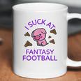 I Sck At Fantasy Football Funny Pig And Poops Loser Coffee Mug