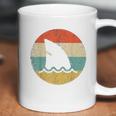 Shark Fin Retro Style Shark Coffee Mug