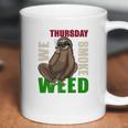 Sloth Stoner Thursday Marijuana Weed Ganja Gift Coffee Mug