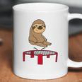 Smileteesanim Funny Sloth On Trampoline Coffee Mug