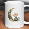 Snoopy Charlie Brown Autism I Love You To The Moon Back Coffee Mug