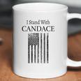 I Stand With Candace Patriot Usa Flag Red Pill Coffee Mug