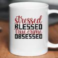 Stressed Blessed True Crime Obsessed True Crime Junkie Coffee Mug