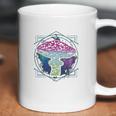 Trippy Sacred Geometry Mushroom Coffee Mug