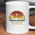 Vintage Best Mommy Shark Ever Gift For Mom Christmas Mom Gift Coffee Mug