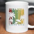 Vintage Retro Summer Vacation Costa Rica Pura Vida Beach Coffee Mug