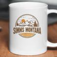 Vintage Simms Montana Mountain Hiking Souvenir Print Coffee Mug