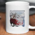 Volkswagen Santa And Reindeer Camper Van Coffee Mug