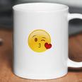 Winky Face Smiley With Heart Kiss Emoji Coffee Mug