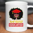 Wsu Educated Black Girl Graduate University Black History Month Proud Black Gift Coffee Mug