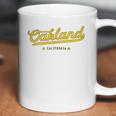 Yellow Vintage Retro Oakland California Bay Area Coffee Mug