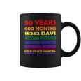 19692019 50Th Pride Anniversary 50 Years 600 Months Rainbow Coffee Mug