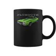 1973 Plymouth Road Runner Green Coffee Mug