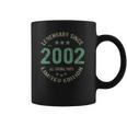 20 Years Old Bday Legendary Since 2002 - Vintage 20Th Birthday Coffee Mug