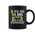 34 Years Birthday Gift For Humour Je Nai Pas 34 Gift Coffee Mug