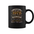 44Th Birthday Decorations May 1978 Men Women 44 Years Old Coffee Mug