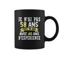 58 Years Birthday Gift For Humour Je Nai Pas 58 Gift Coffee Mug