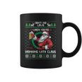 Aint No Laws When You Are Drinking With Claus Funny Christmas Coffee Mug