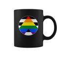 Ally Flag Circle Pyramid Pride Coffee Mug