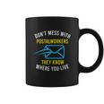 American Postal Worker Mailed It Mail Escort For Mailman Coffee Mug