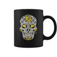 Americas Finest Apparel Green Bay Sugar Skull Coffee Mug