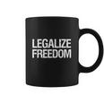 Anarcho Capitalism Libertarian Voluntarism Legalize Freedom T-Shirt Coffee Mug