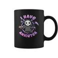 I Have Anxiety I Tea Time I Kawaii Pastel Goth Grim Reaper Coffee Mug