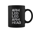 Arm Leg Leg Arm Head Allah Nge 5 Percent Coffee Mug