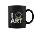 Ars For Teachers I Love Art Artist Coffee Mug