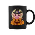 Axolotl Halloween Costume Pumpkin Pastel Goth Kawaii Anime Men Women T-Shirt Graphic Print Casual Unisex Tee Coffee Mug