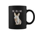 Bad Bunny Disapproving Rabbit Funny Animals Oh Hell No Coffee Mug