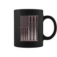 Baseballs And Bats American Flag Youth Coffee Mug