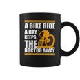 A Bike Ride A Day Keeps The Doctor Away Coffee Mug